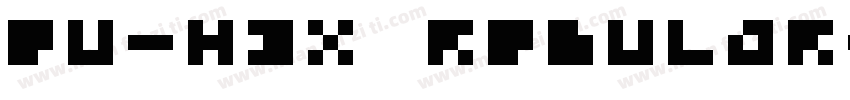 EU-H3X Regular字体转换